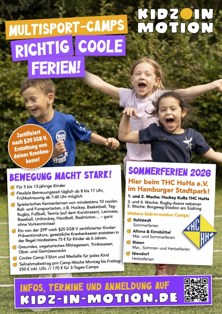 kidz in motion FerienprogrammHamburg2026 THCHH
